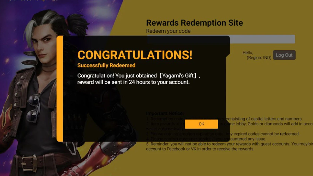 Free Fire Redeem Codes 23 July 2024: Latest codes released