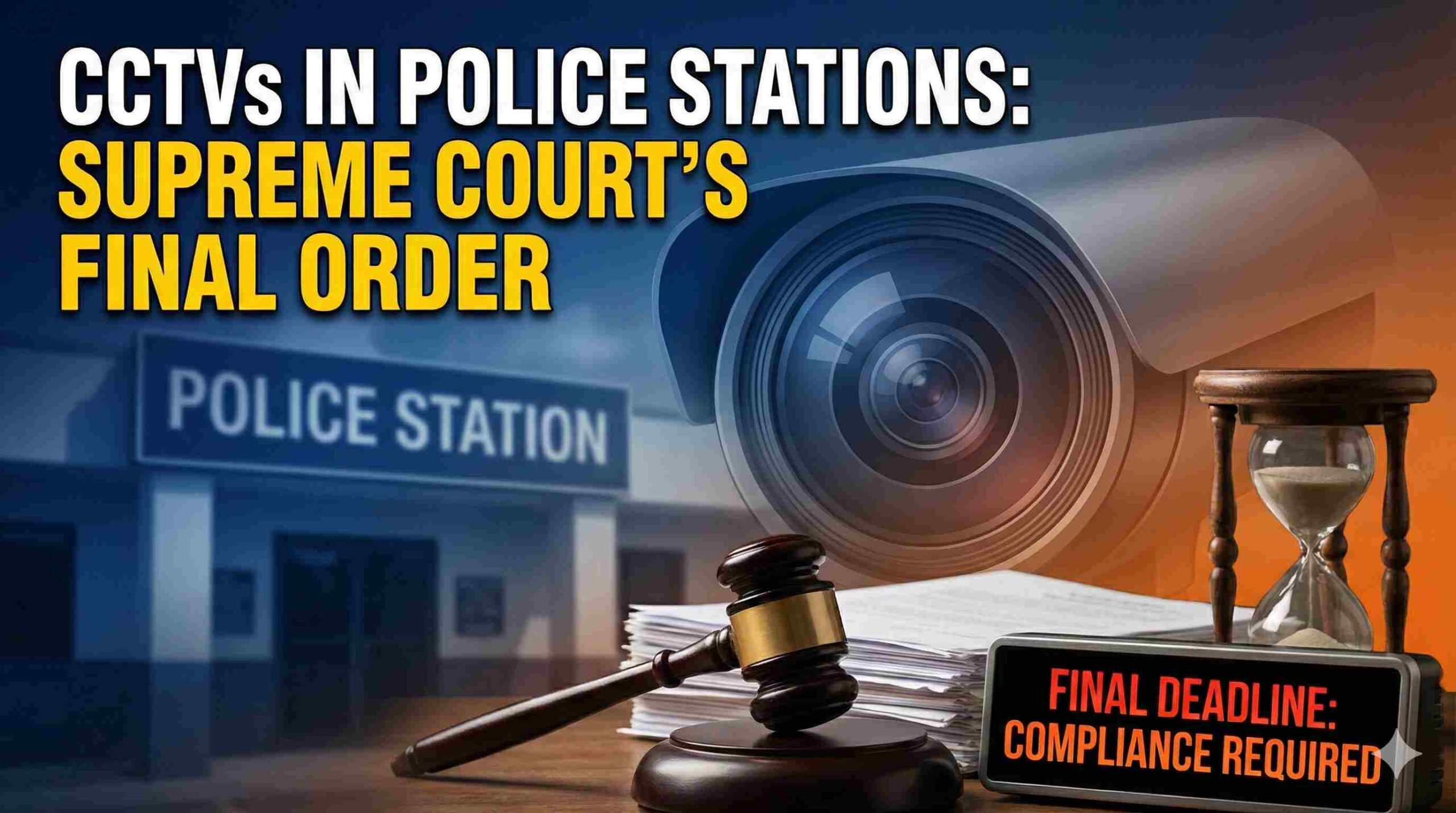 Supreme Court Pulls Up Centre for Non-Compliance on CCTV in Custodial Spaces