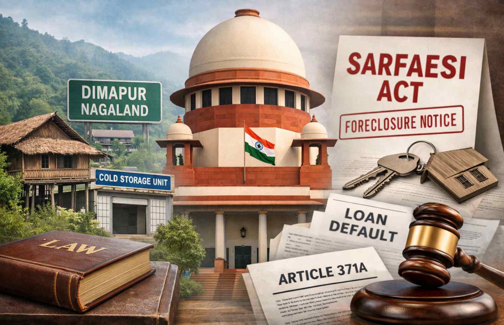 Article 371A Prevails: Supreme Court Bars SARFAESI Action in Nagaland Loan Case