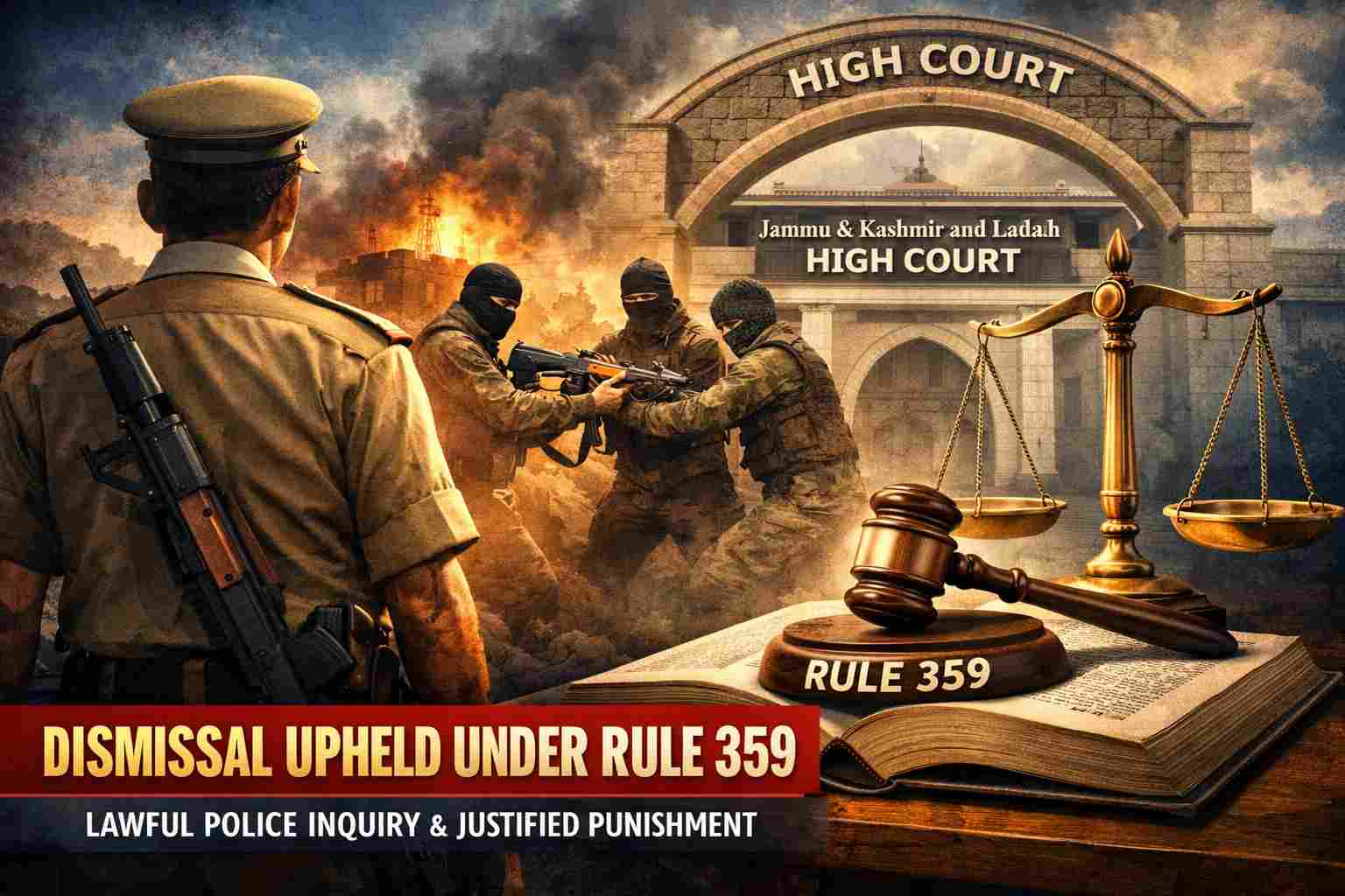 Surrendering weapons without resistance is grave misconduct: Jammu & Kashmir and Ladakh High Court