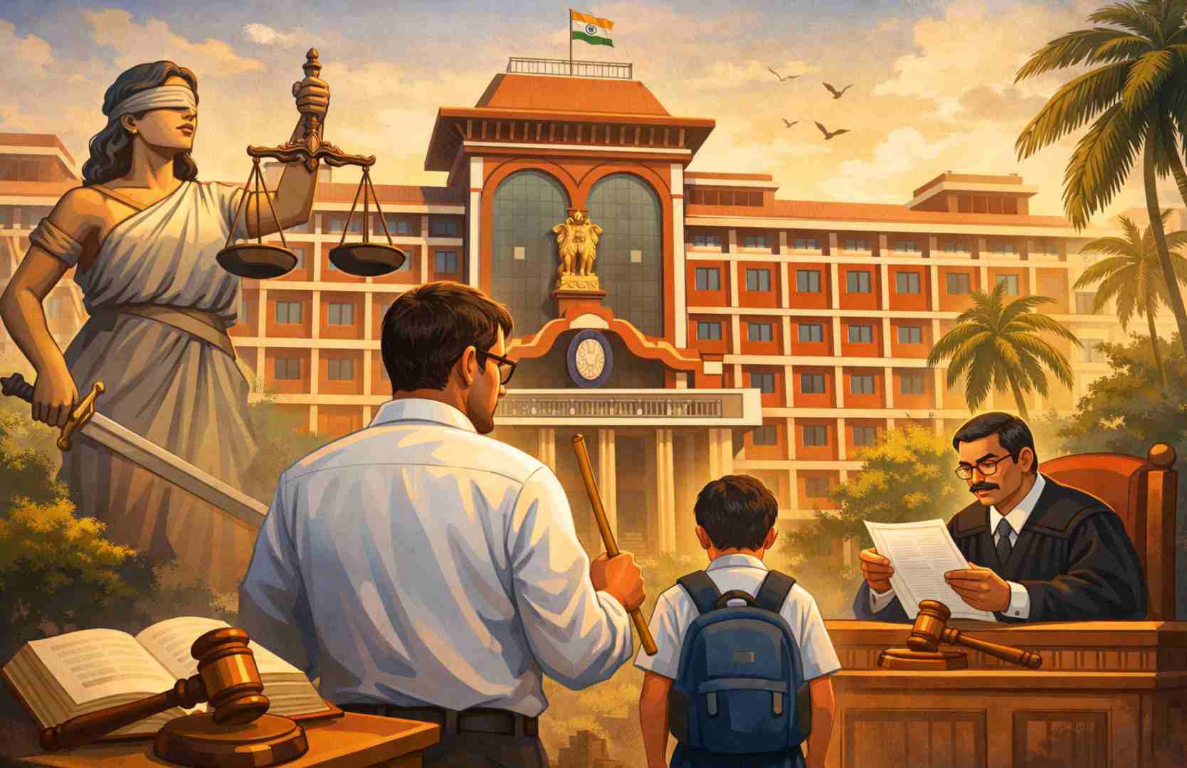 Cane Is Not a Dangerous Weapon Under Section 118(1) of BNS: Kerala High Court Quashes Criminal Proceedings Against Teacher